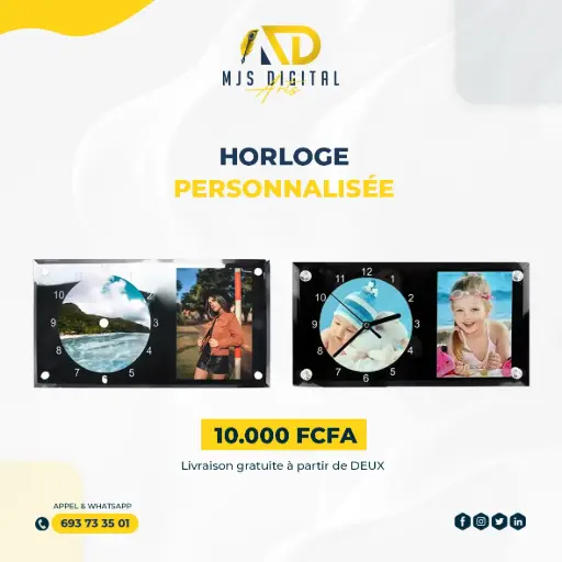 HORLOGE PERSONNALISEE