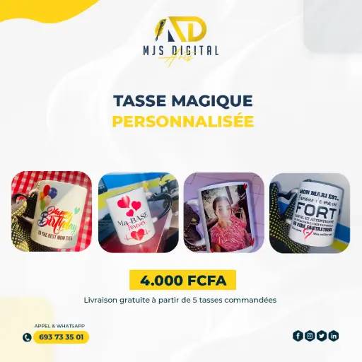 Tasse magique personnalisée